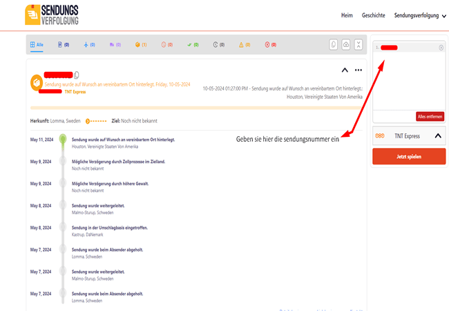 TNT Sendungsverfolgung Verfolgen Sie Ihre Sendung TNT Sendungsverfolgung Verfolgen Sie Ihre Sendung